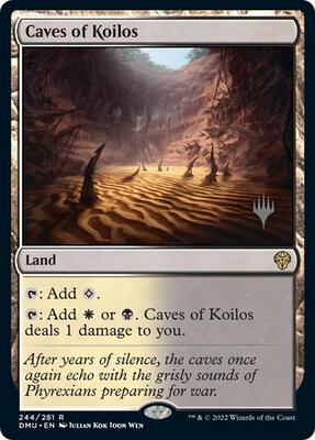 Caves of Koilos card from Promo Pack: Dominaria United