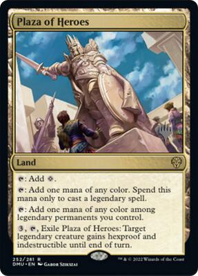 Plaza of Heroes card from Promo Pack: Dominaria United
