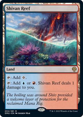 Shivan Reef card from Promo Pack: Dominaria United