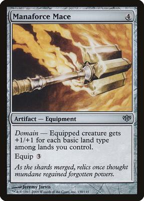 Manaforce Mace card from Conflux