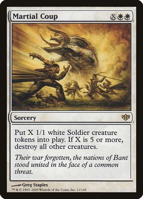 Martial Coup card from Conflux