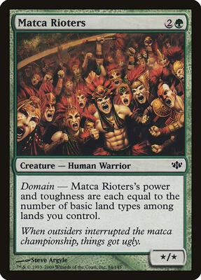 Matca Rioters card from Conflux