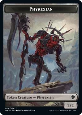 Phyrexian // Ornithopter Double-Sided Token card from Dominaria United