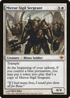 Mirror-Sigil Sergeant card from Conflux
