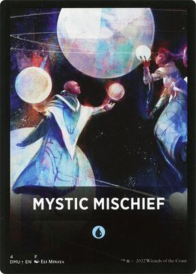 Mystic Mischief Theme Card card from Dominaria United