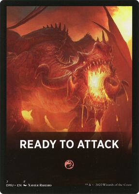 Ready to Attack Theme Card card from Dominaria United