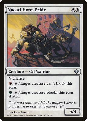 Nacatl Hunt-Pride card from Conflux