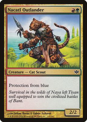 Nacatl Outlander card from Conflux