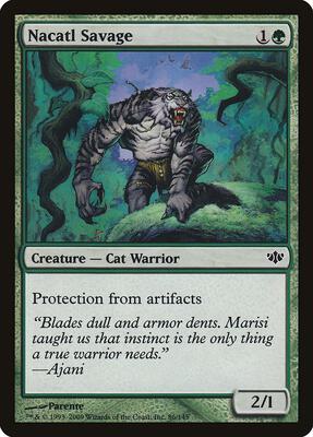 Nacatl Savage card from Conflux