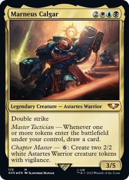 Marneus Calgar card from Universes Beyond: Warhammer 40,000