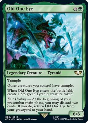 Old One Eye (Surge Foil) card from Universes Beyond: Warhammer 40,000