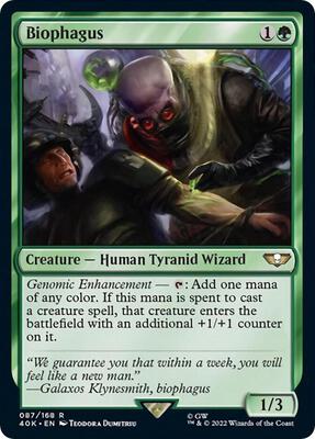 Biophagus card from Universes Beyond: Warhammer 40,000