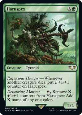Haruspex (Surge Foil) card from Universes Beyond: Warhammer 40,000