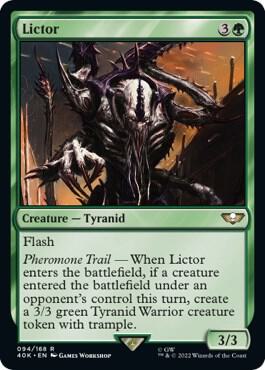 Lictor (Surge Foil) card from Universes Beyond: Warhammer 40,000