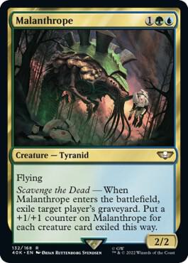 Malanthrope card from Universes Beyond: Warhammer 40,000