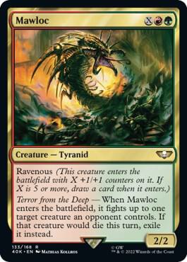 Mawloc card from Universes Beyond: Warhammer 40,000