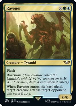 Ravener card from Universes Beyond: Warhammer 40,000