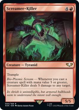 Screamer-Killer card from Universes Beyond: Warhammer 40,000