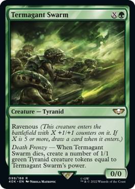 Termagant Swarm (Surge Foil) card from Universes Beyond: Warhammer 40,000