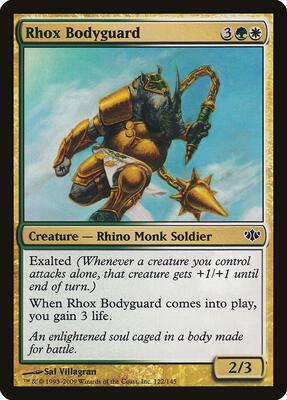Rhox Bodyguard card from Conflux