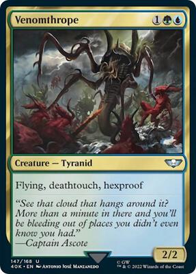 Venomthrope card from Universes Beyond: Warhammer 40,000