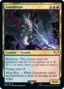 Zoanthrope (Surge Foil) card from Universes Beyond: Warhammer 40,000