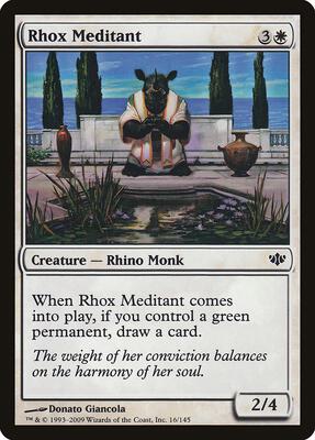 Rhox Meditant card from Conflux