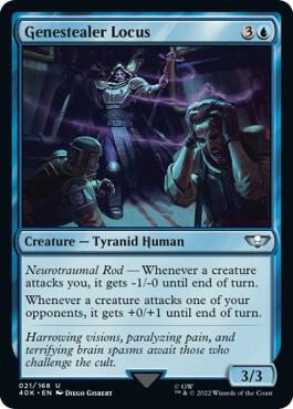 Genestealer Locus (Surge Foil) card from Universes Beyond: Warhammer 40,000