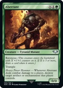 Aberrant (Surge Foil) card from Universes Beyond: Warhammer 40,000