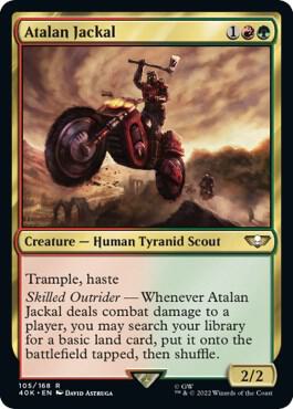 Atalan Jackal (Surge Foil) card from Universes Beyond: Warhammer 40,000