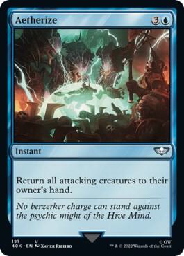 Aetherize card from Universes Beyond: Warhammer 40,000