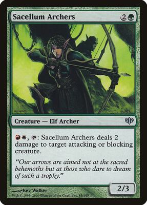 Sacellum Archers card from Conflux