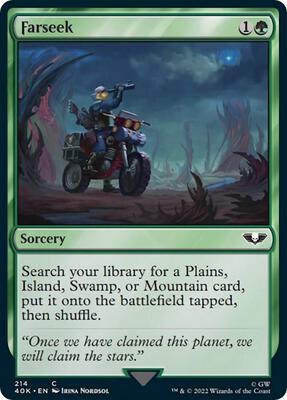 Farseek (Surge Foil) card from Universes Beyond: Warhammer 40,000