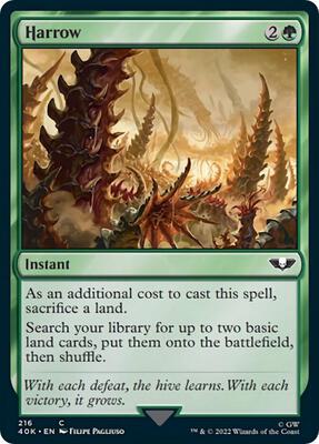 Harrow card from Universes Beyond: Warhammer 40,000