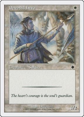 Devoted Hero card from Starter 1999