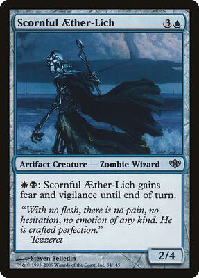 Scornful Aether-Lich card from Conflux