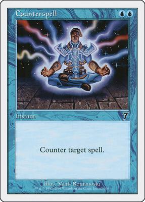 Counterspell card from 7th Edition