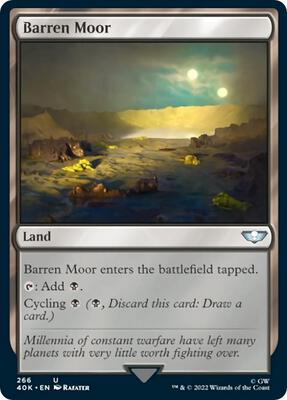Barren Moor card from Universes Beyond: Warhammer 40,000