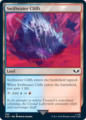 Swiftwater Cliffs (Surge Foil) card from Universes Beyond: Warhammer 40,000