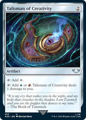 Talisman of Creativity card from Universes Beyond: Warhammer 40,000