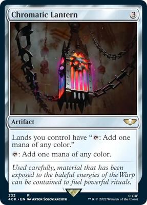 Chromatic Lantern card from Universes Beyond: Warhammer 40,000