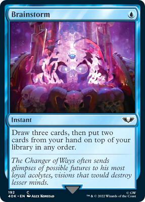 Brainstorm card from Universes Beyond: Warhammer 40,000