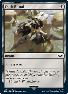 Dark Ritual card from Universes Beyond: Warhammer 40,000