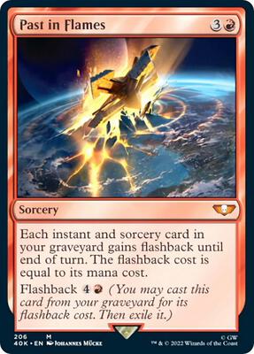 Past in Flames card from Universes Beyond: Warhammer 40,000