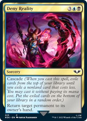 Deny Reality card from Universes Beyond: Warhammer 40,000