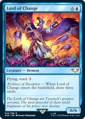 Lord of Change card from Universes Beyond: Warhammer 40,000