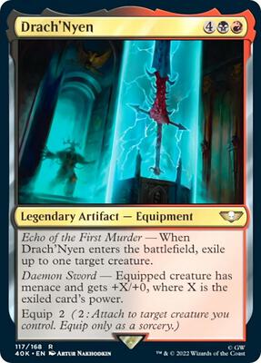 Drach'Nyen card from Universes Beyond: Warhammer 40,000