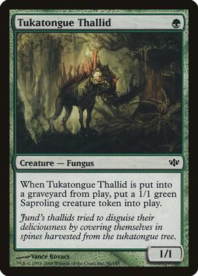 Tukatongue Thallid card from Conflux