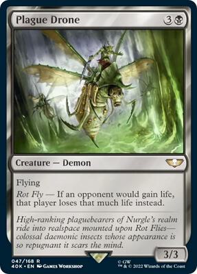 Plague Drone (Surge Foil) card from Universes Beyond: Warhammer 40,000