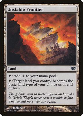 Unstable Frontier card from Conflux